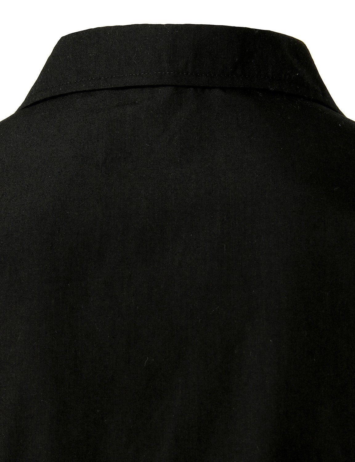 Men's Solid Color Cotton Short Sleeve Shirt