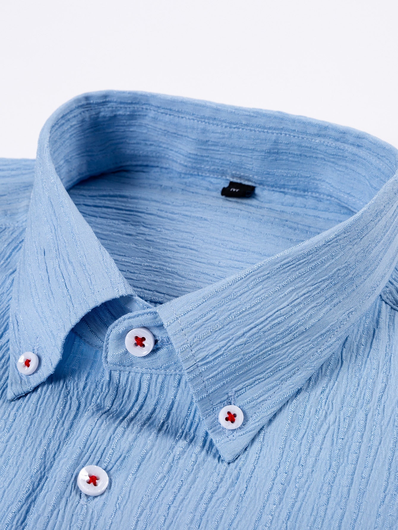 Long Sleeve Crinkle Button Up Shirt