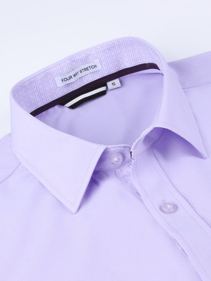 Long Sleeve Contrast Dress Shirt