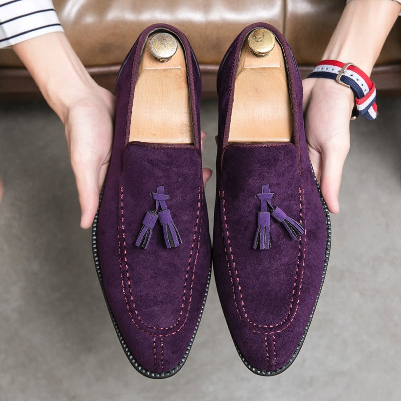 Retro Business Casual Tassel Leather Shoes