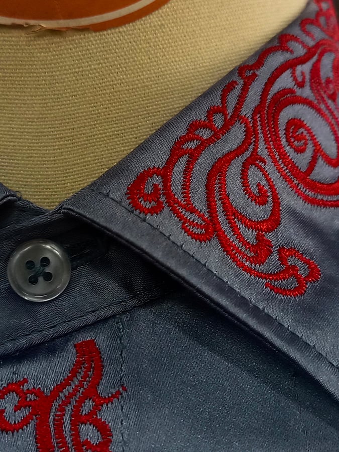 Men's Independence Day Flag Fashion Business Luxury Design Embroidery
