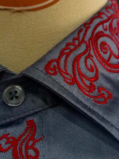 Men's Independence Day Flag Fashion Business Luxury Design Embroidery