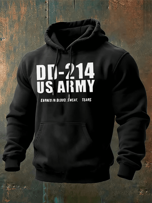Men's Veteran Print Hoodie