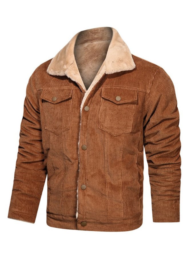 Men's Corduroy Fleece Jacket