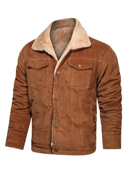 Men's Corduroy Fleece Jacket