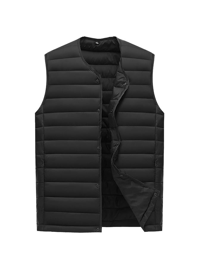 Men's Warm Light Slim Padded Vest Jacket