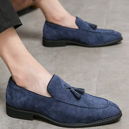 Retro Business Casual Tassel Leather Shoes