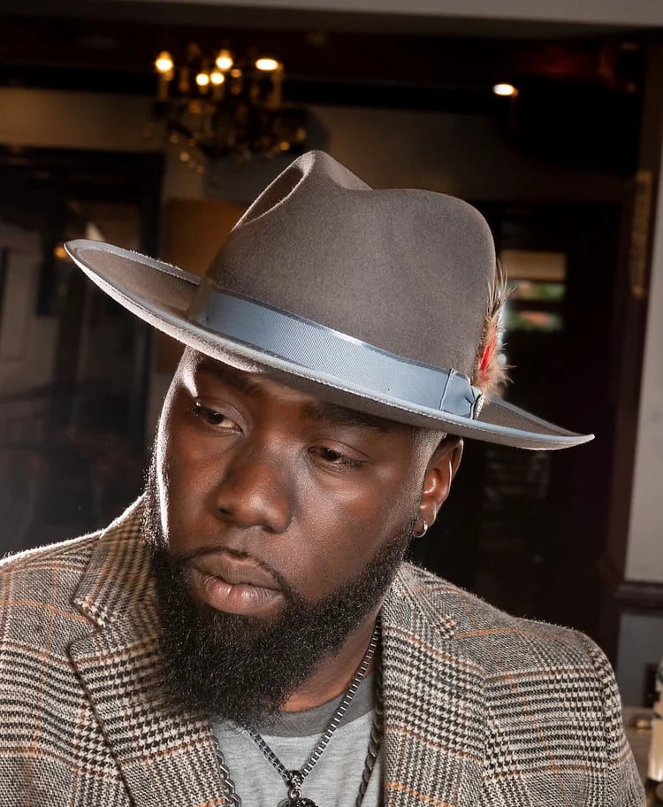 Wool Pinch Front Fedora