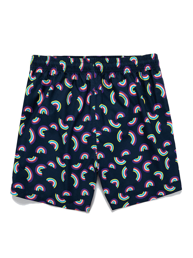 Rainbow Print Swim Shorts