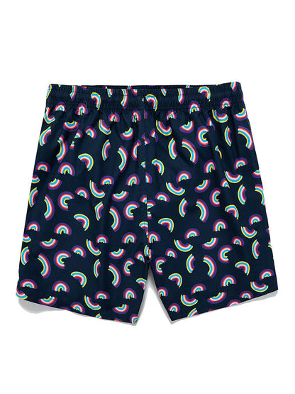 Rainbow Print Swim Shorts