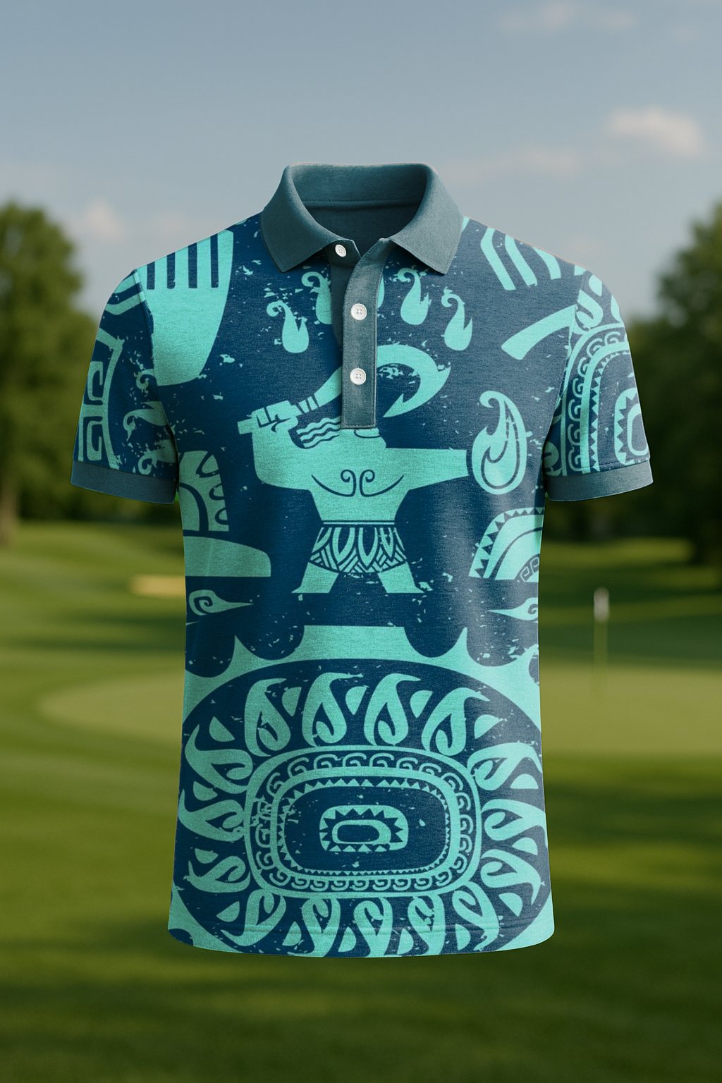 Men's Classic Business Old Money Button Short Sleeve Polo Shirt