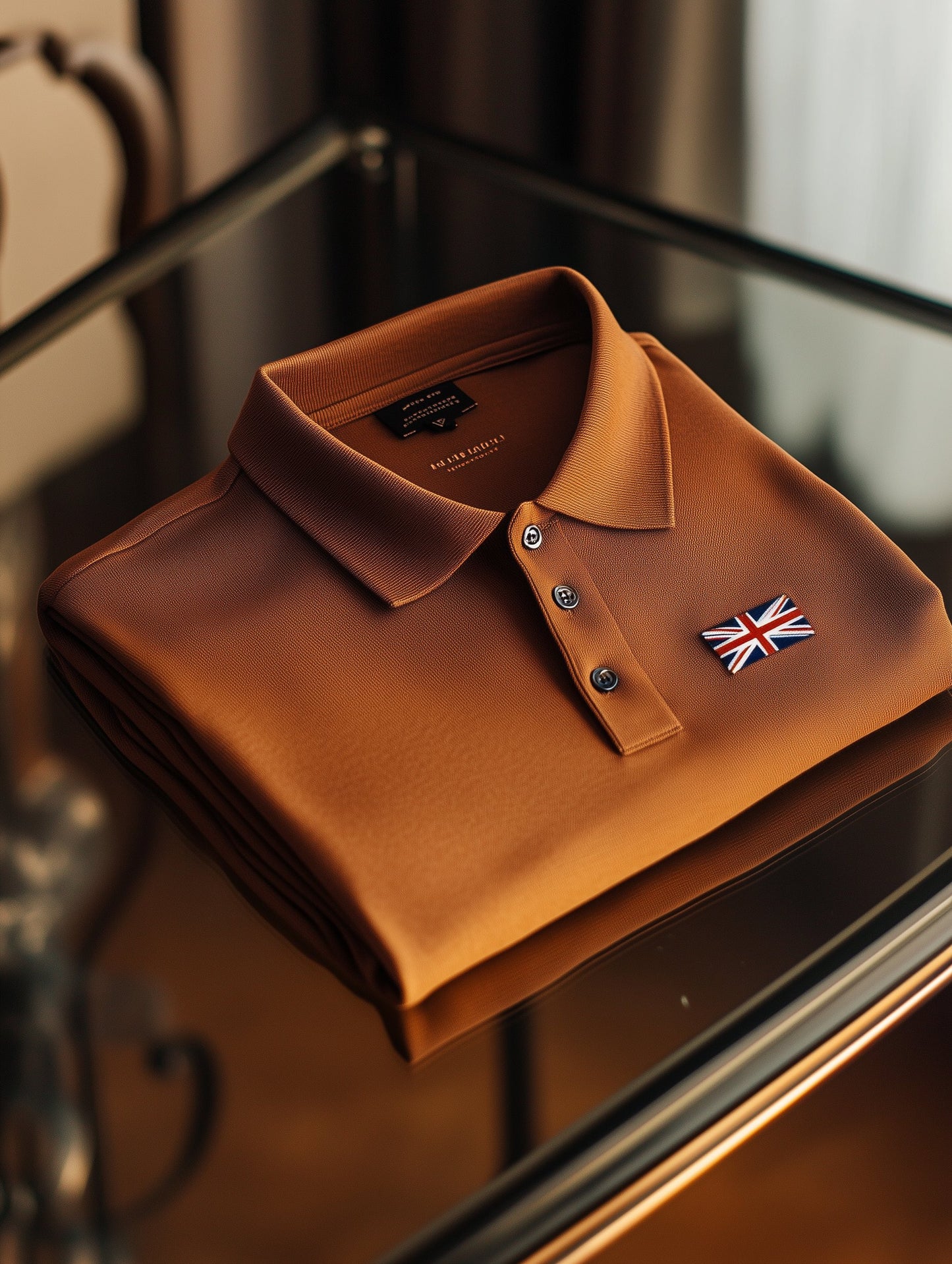 Men's Classic Business Old Money Button Short Sleeve Polo Shirt
