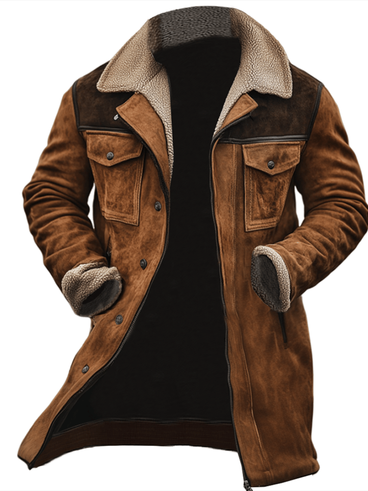 Men's Outdoor Vintage Sports Pocket Jacket