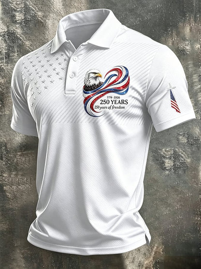 Men's U.S. 250th Anniversary Printed Polo Shirt