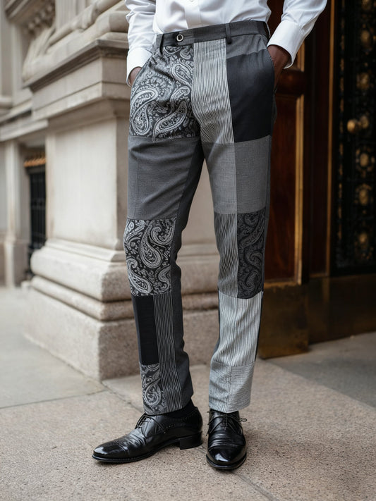 Men's Casual Luxury Suit Trousers