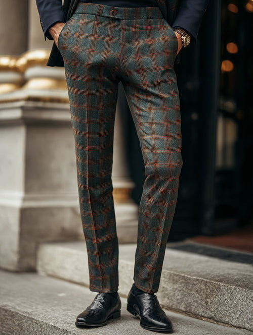 Men's Casual Luxury Suit Trousers