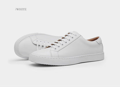 Antonios Genuine Leather White Shoes