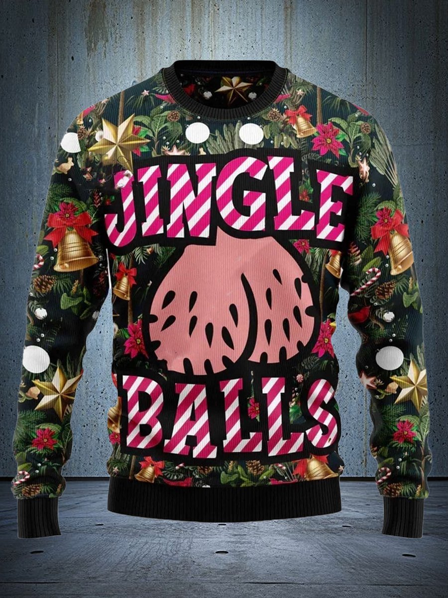 Funny, retro, and ugly Christmas sweater