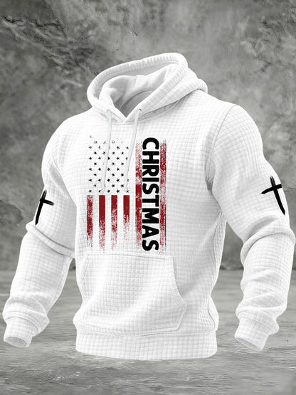 Men's Christmas Printed Casual Hoodie