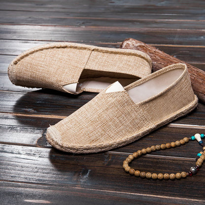Men'S Casual Linen Espadrilles