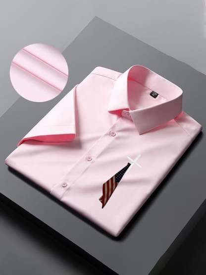 Men'S Flag Cross Print Short Sleeve Shirt