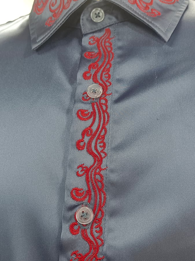 Men's Independence Day Flag Fashion Business Luxury Design Embroidery