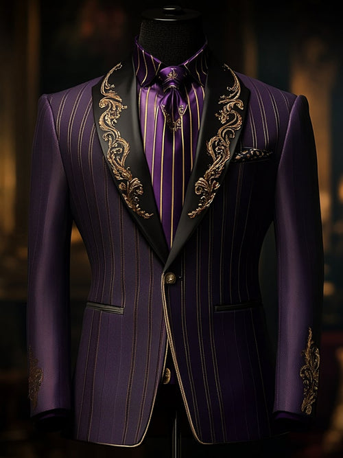 Men's Luxury Business Print Blazers