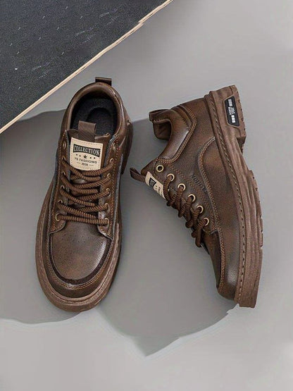 Men's Casual Retro Work Leather Shoes Martin Shoes