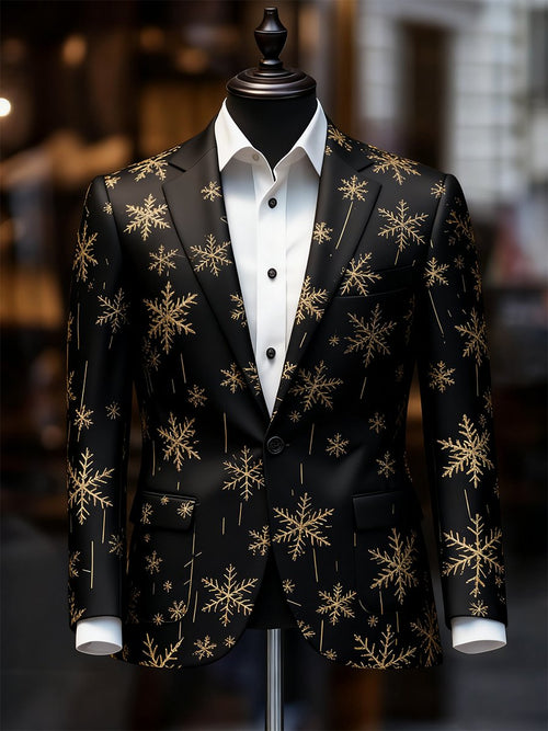 Men's Business Casual Christmas Suit Outerwear