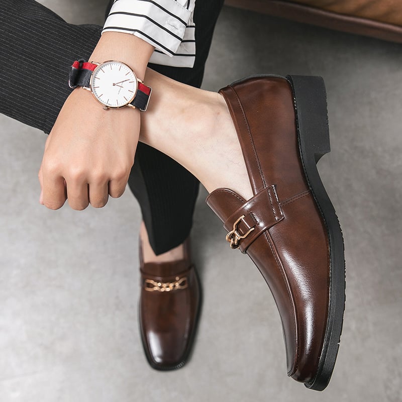Men'S Business Casual Soft Upper Outsole Loafers