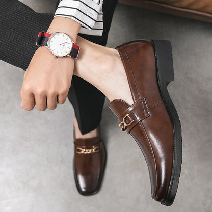 Men'S Business Casual Soft Upper Outsole Loafers