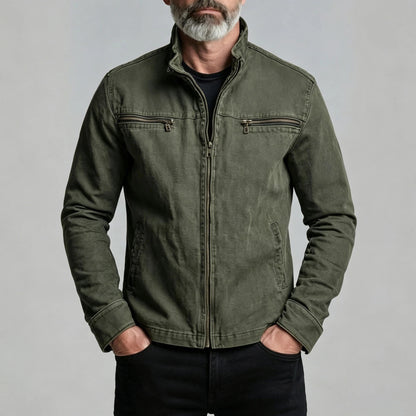 Men's Casual Vintage Long-Sleeve Jacket
