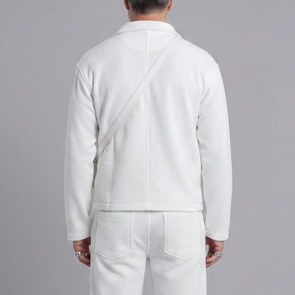 Men's Solid-Color Jacket Sets
