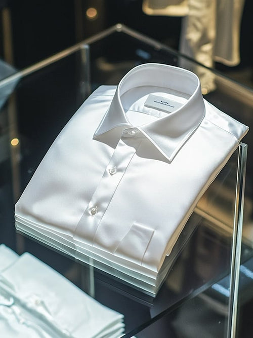 Men's Business Casual Solid Color Lapel Short Sleeve Shirt