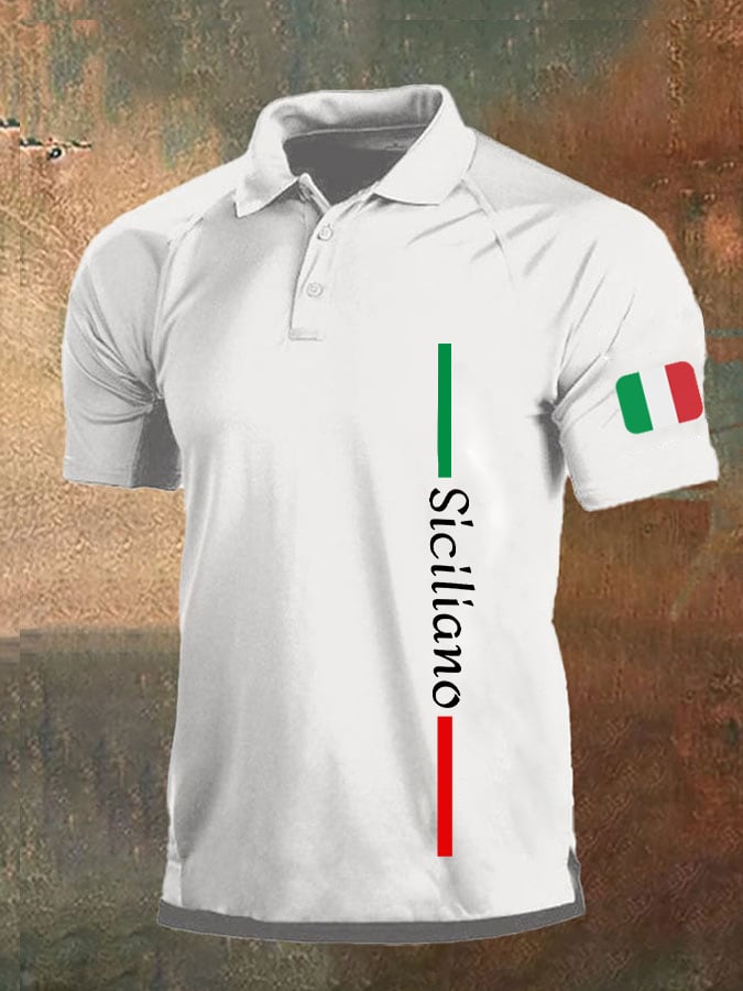 Men's Italian casual POLO shirt