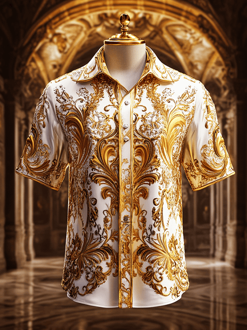 Men's Satin Luxe Short Sleeve Shirt