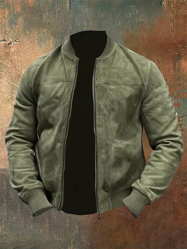 Men's Western Outdoor Vintage Multi-Pocket Jacket