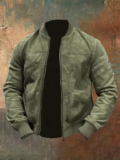 Men's Western Outdoor Vintage Multi-Pocket Jacket