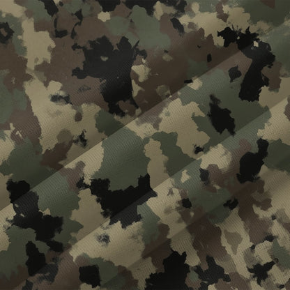 Men's Vintage Western Tiger Camouflage Print Fleece Zipper Jacket