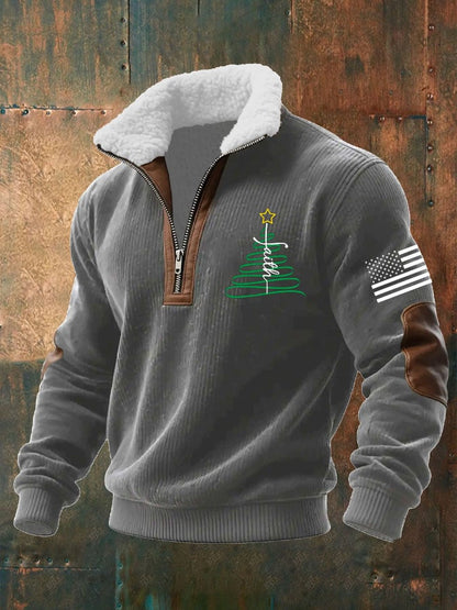 Men's Faith Textured Sweatshirt