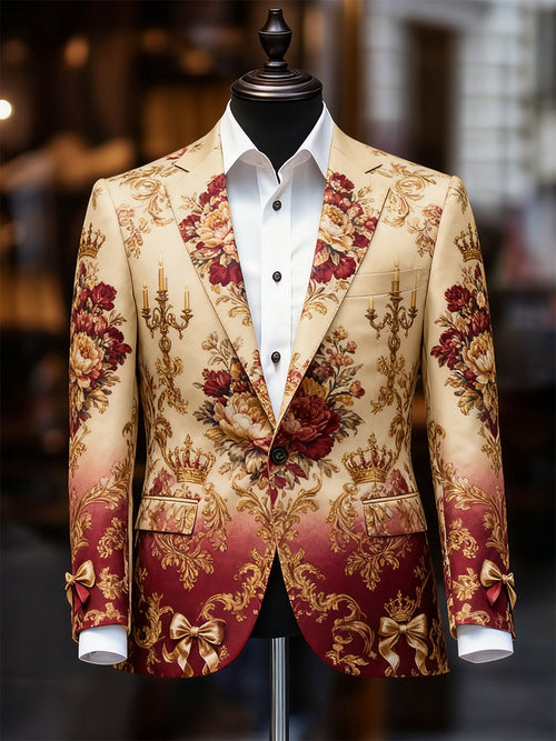 Men's Business Casual Christmas Suit Outerwear