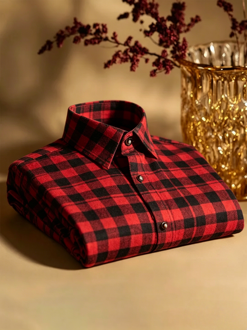 Men's Satin Luxury Vintage Business Long Sleeve Shirt