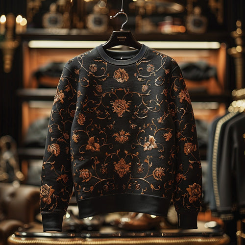 Embrace Modern Elegance Stylish Prestige Man Sweatshirt