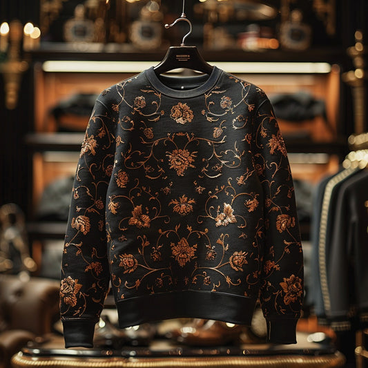 Embrace Modern Elegance Stylish Prestige Man Sweatshirt