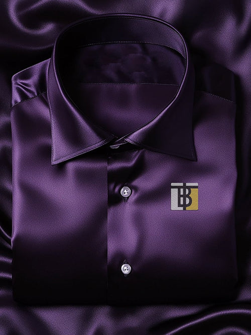 Men's Business Casual Logo Lapel Short Sleeve Shirt