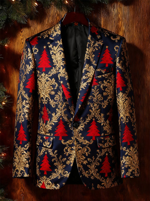 Men's Business Casual Christmas Suit Outerwear