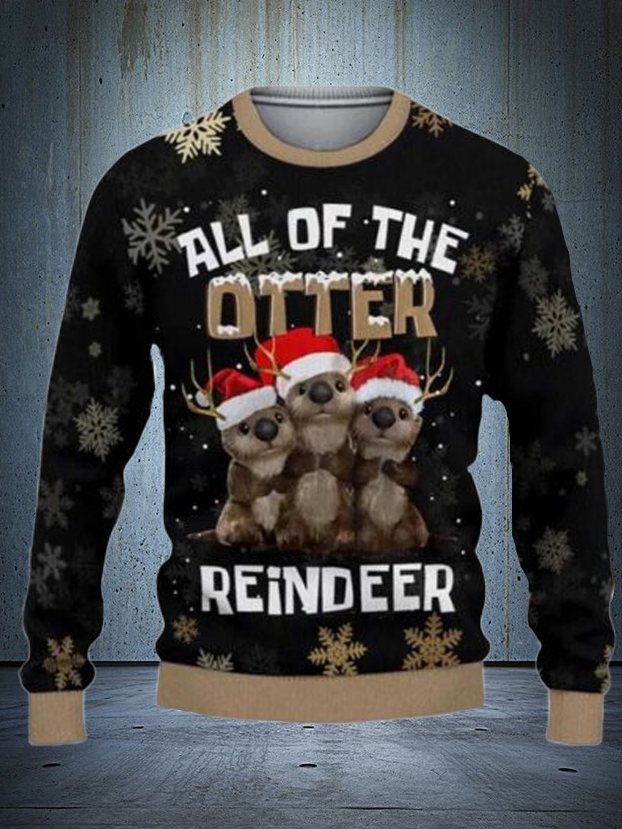 Funny retro ugly Christmas sweatshirt