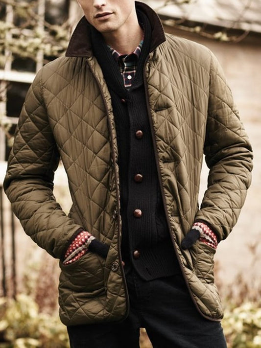 Men's Vintage Pleated Cotton Casual Jacket