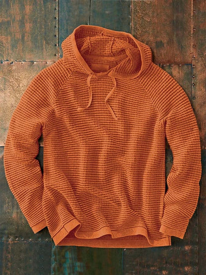 Men's Hooded Waffle Sweatshirt
