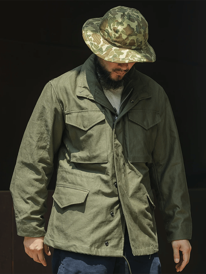 Men's Stylish Multi-Pocket Design Zipper Casual Jacket